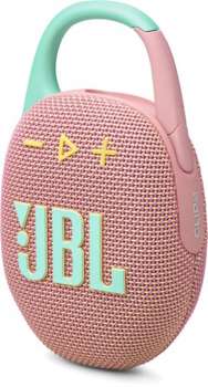 Bezdrátový reproduktor JBL Clip 5 – výkon 7 W, odolnost IP67, růžový