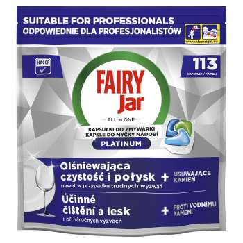 Tablety do myčky Jar Professional - Platinum,113 ks