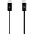 Nabíjecí kabel OBAL:ME CarShot – USB-C/USB-C, 60 W, 30 cm, černý