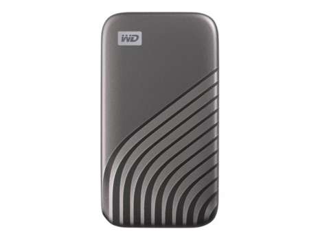 Externí SSD disk WD My Passport - 500GB, USB 3.2 Gen 2, AES 256 bitů, space gray
