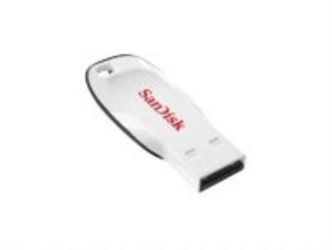 USB flash drive SanDisk Cruzer Blade - 16 GB, USB 2.0, bílý