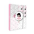 Box na sešity A5 - s gumou, Baletka