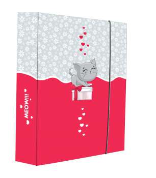 Box na sešity A4 JUMBO - Meow