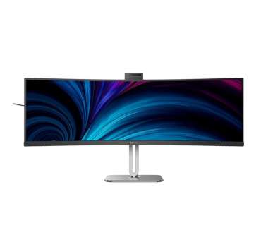 Počítačový monitor Philips 49B2U5900CH – 48,8", VA, DQHD 5120 x 1440, 75 Hz, zakřivený, repro, šedý