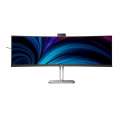 Počítačový monitor Philips 49B2U5900CH – 48,8", VA, DQHD 5120 x 1440, 75 Hz, zakřivený, repro, šedý
