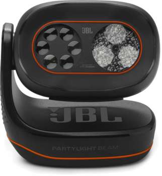 Projekční repro světlo JBL PartyLight Beam – Bluetooth, výkon 20 W, pokrytí 40 m?, černé