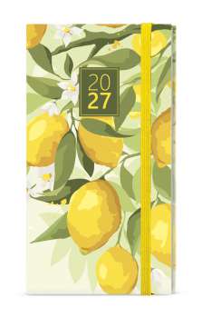 Týdenní kapesní diář 2027 Lamino - Citron