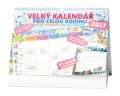 Stolní kalendář 2027 Velký kalendář pro celou rodinu