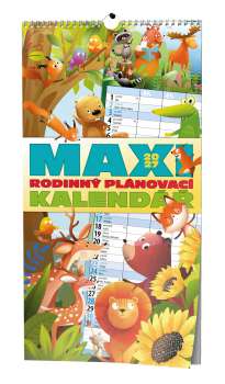 Nástěnný kalendář 2027 Maxi rodinný plánovací
