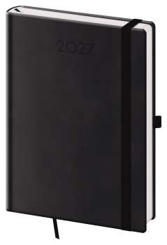 Denní diář 2027 Print Plus - A5, černý