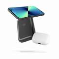 Podložka pro bezdrátové nabíjení s powerbankou Zens MagSafe 4000 mAh Wireless Powerbank StandQiTX BK