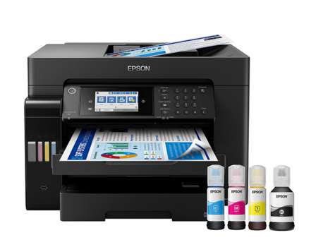 Inkoustová tanková multifunkční tiskárna Epson EcoTank L15160 – A3+, barevný tisk, duplex, černá