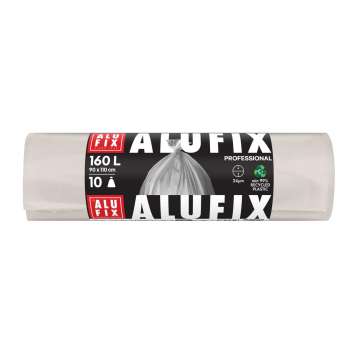 Pytle na odpad Alufix – 160 l, 24 mic, 10 ks, transparentní