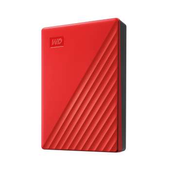 Externí pevný disk Western Digital My Passport WDBPKJ0040BRD – 4 TB, červený