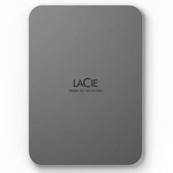 Externí pevný disk LaCie Mobile Drive Secure STLR2000400 – 2 TB, USB-C, Space Gray