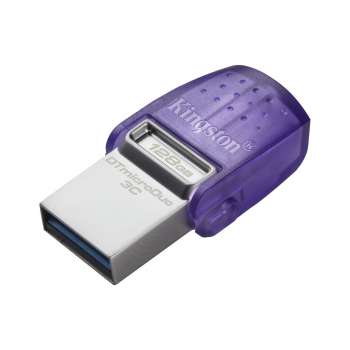 USB flash drive Kingston DataTraveler microDuo 3C – 128 GB, USB 3.2 Gen 1 / USB-C, Purple