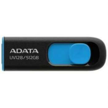 USB flash drive ADATA UV128 – 512 GB, USB 3.2 Gen 1, Black/Blue