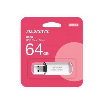 USB flash drive A-data C906 – 64 GB, USB 2.0, White