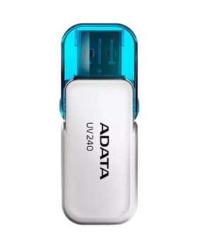 USB flash drive ADATA UV240 – 64 GB, USB 2.0, bílý