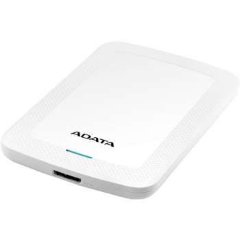 Externí pevný disk ADATA HV300 – 1 TB, 2,5", USB 3.1, bílý