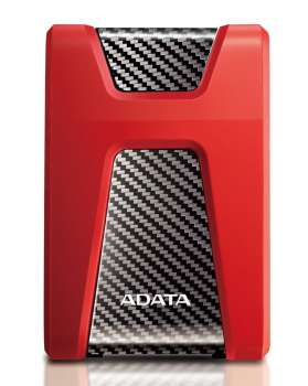Externí pevný disk ADATA DashDrive Durable HD650 – 2 TB, USB 3.1, červený