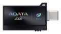 Externí SSD disk ADATA SC730 – 512 GB, USB 3.2 Gen 2, USB-C/A, černý