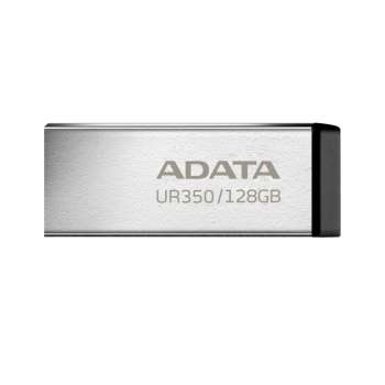 USB flash drive ADATA UR350 – 128 GB, USB 3.2 Gen 1, Metal Black