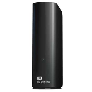 Externí pevný disk Western Digital WD Elements Desktop WDBWLG0100HBK – 10 TB, 3,5", USB 3.0, Black