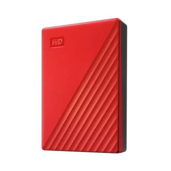 Externí pevný disk Western Digital My Passport WDBR9S0060BRD – 6 TB, červený
