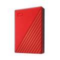 Externí pevný disk Western Digital My Passport WDBR9S0060BRD – 6 TB, červený