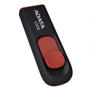 USB flash drive ADATA Classic C008 – 64 GB, USB 2.0, Black-Red