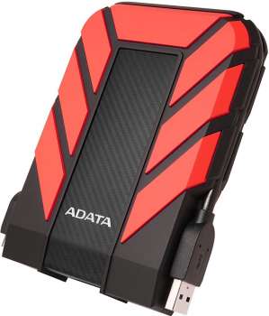 Externí pevný disk ADATA HD710 Pro – 1 TB, 2,5", USB 3.1, červený