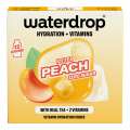 Šumivé kostky do vody Waterdrop Microdrink - Ice Tea Peach, příchuť ledového čaje s broskví, 12 ks