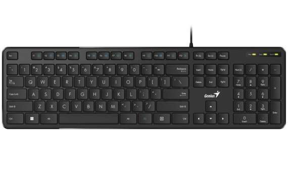 Drátová klávesnice Genius Slimstar M200 Copilot – CZ/SK, černá