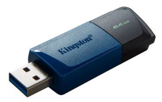 USB flash drive Kingston DataTraveler Exodia M DTXM/64GB-2P – 64 GB, USB 3.2 Gen 1, bal. 2 ks, Blue