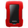 Externí disk ADATA HD330 – 1 TB, 2,5", USB 3.1, červený