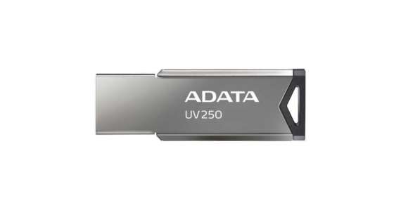 USB flash drive ADATA UV250 – 64 GB, USB 2.0, dark metallic