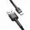 Datový kabel Baseus Cafule - USB/USB-C, délka 1m, nabíjecí proud 3A, šedo-černý