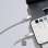 Datový kabel Baseus Cafule - USB-C/Lightning, délka 1m, podpora PD až 20W, bílý