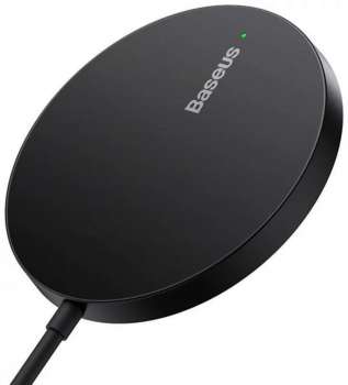 Bezdrátová nabíječka do sítě Baseus Simple Mini3 - 15W, USB-C, černá