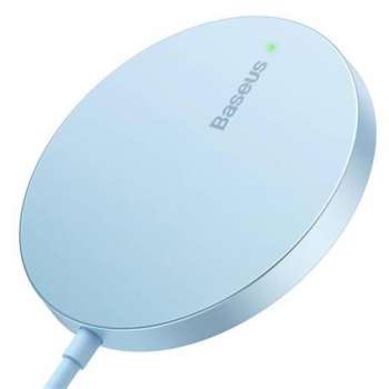 Bezdrátová nabíječka do sítě Baseus Simple Mini3 - 15W, USB-C, modrá