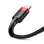 Datový kabel Baseus Cafule USB/Lightning - 2 m, 1,5 A, červeno-černý
