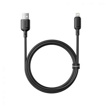 Rychlonabíjecí kabel Baseus Silky USB/Lightning - 1 m, 2,4 A, černý