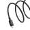 Rychlonabíjecí kabel Baseus Silky USB/Lightning - 1 m, 2,4 A, černý