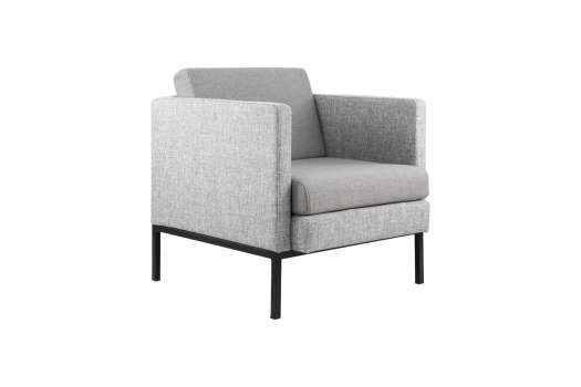 Sofa Tenore - jednomístné, světle šedé/šedé