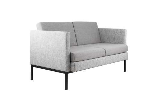Sofa Tenore - dvoumístné, světle šedé/šedé