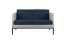 Sofa Tenore - dvoumístné, sv.šedé/tm.modré