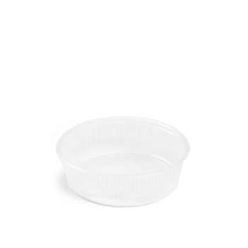Plastové misky - kulaté, 125 ml, průměr 10,1 cm, čiré, 100 ks