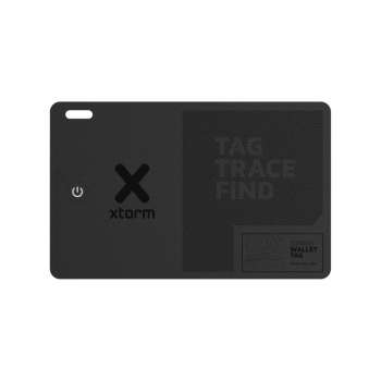 Chytrý lokátor Xtorm WalletTag – iOS a Android, IP67, Charcoal Black