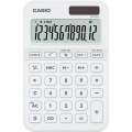 Stolní kalkulačka Casio MS 20 YC – 12místný displej, 101 × 154,5 × 18 mm, bílá